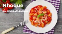 Nhoque ao molho de tomate