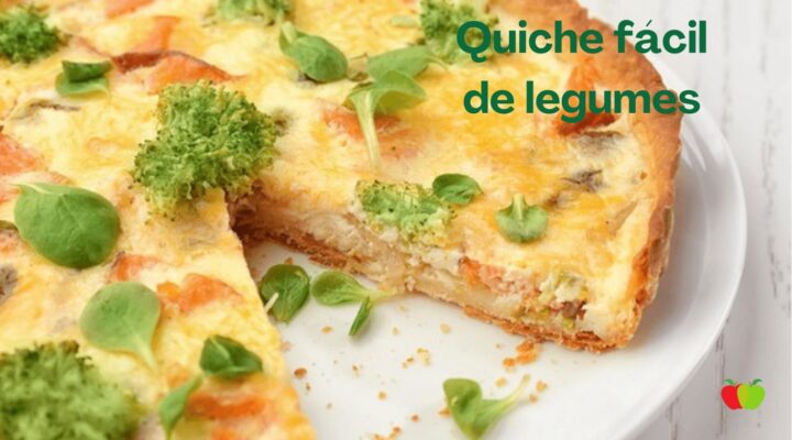 Quiche fácil de legumes