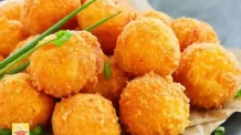 Bolinho de Batata-Doce com Frango