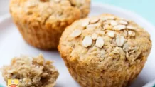 Muffin de Banana com Aveia: Lanchinho Fit