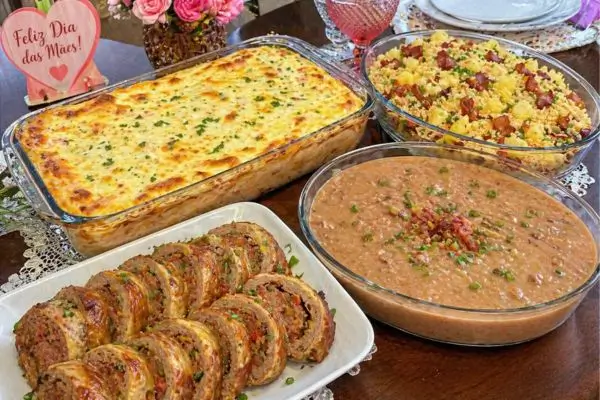 Receita de almoço para o dia das mães