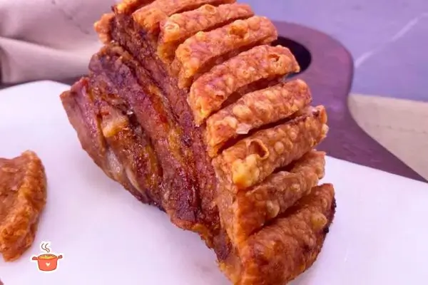 Panceta crocante na air fryer