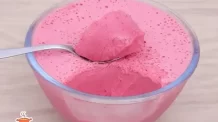 Gelatina com iogurte