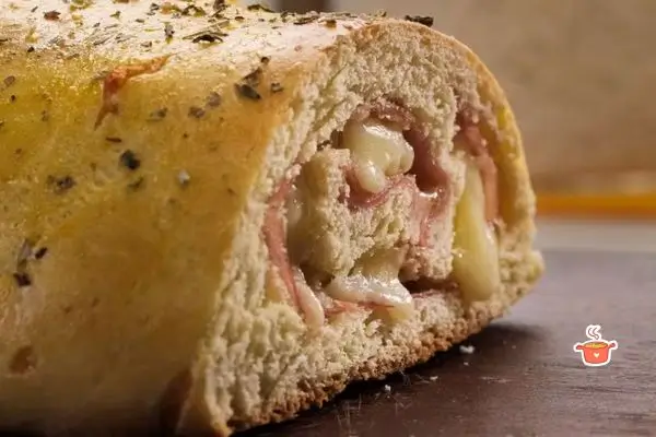 Pão de pizza de liquidificador